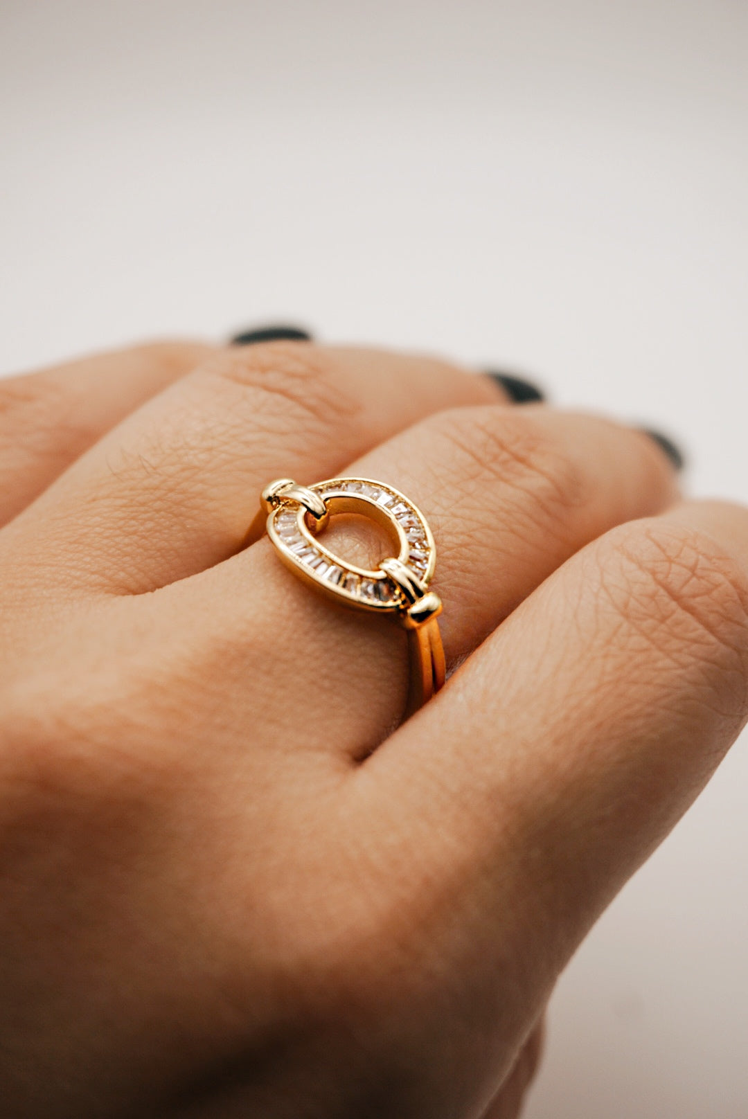 Oval Gold Ring