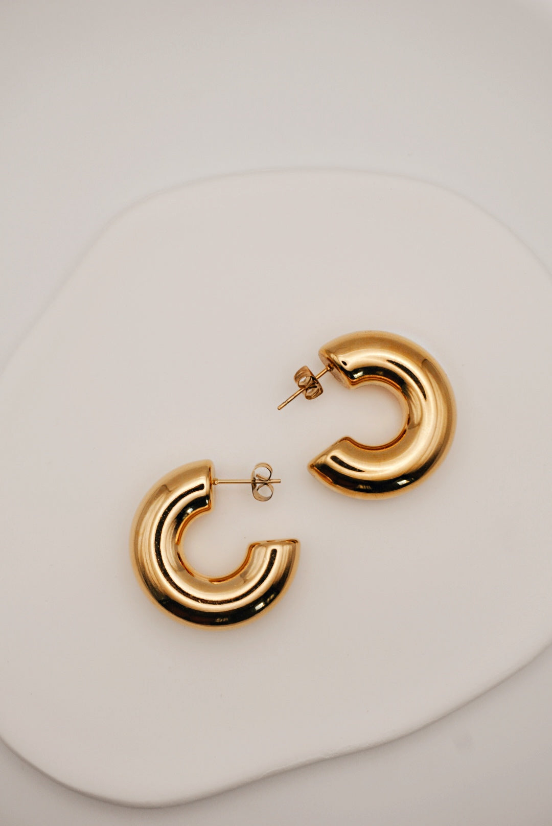 Chunky Gold Hoops