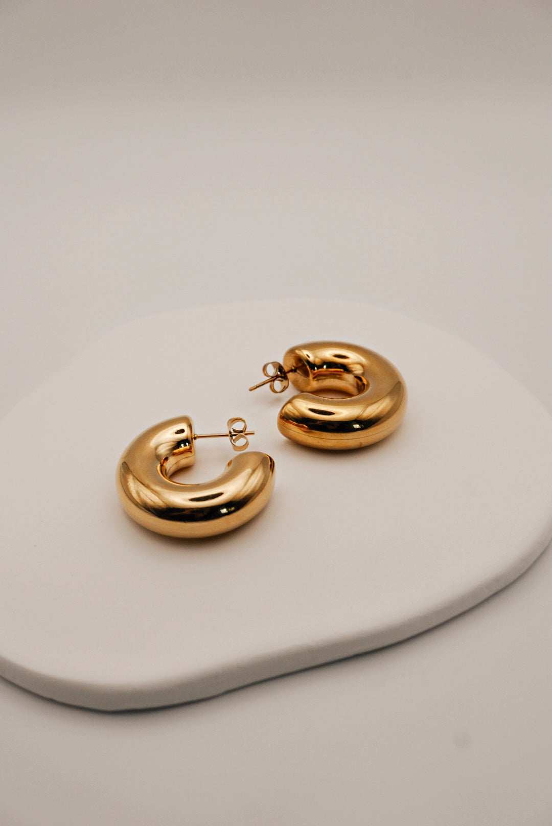 Chunky Gold Hoops