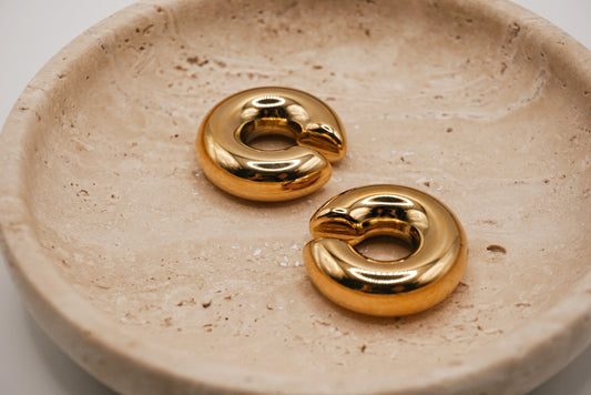 Chunky Gold Ear Cuffs