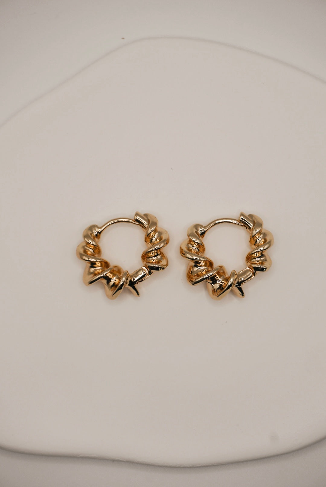 Carlota Twisted Hoops Earrings